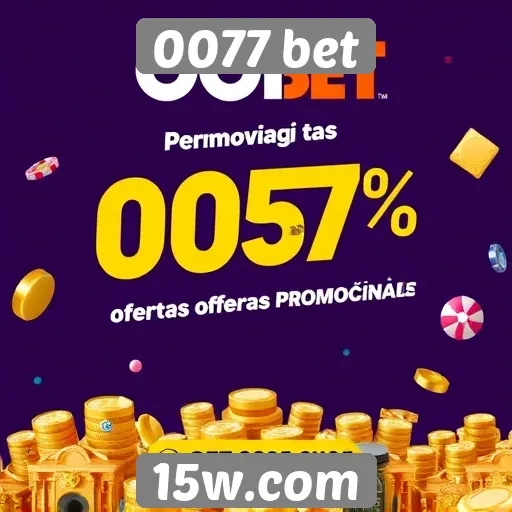 Ofertas promocionais disponíveis na 0077 bet